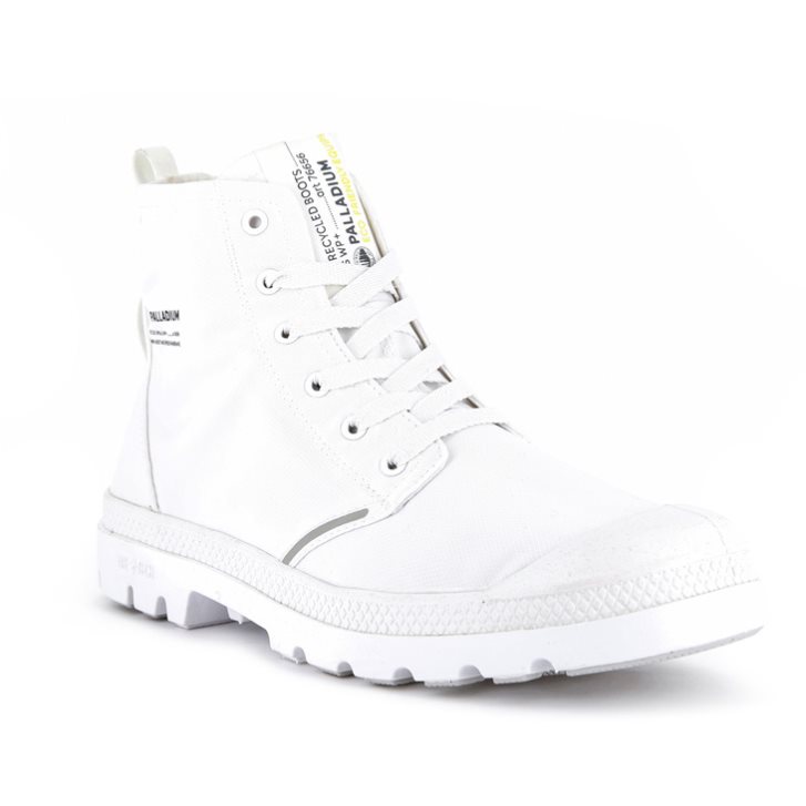 Dámské Boty Palladium Pampa Lite+ Recycle WP+ Bílé | CZ SOE-10K